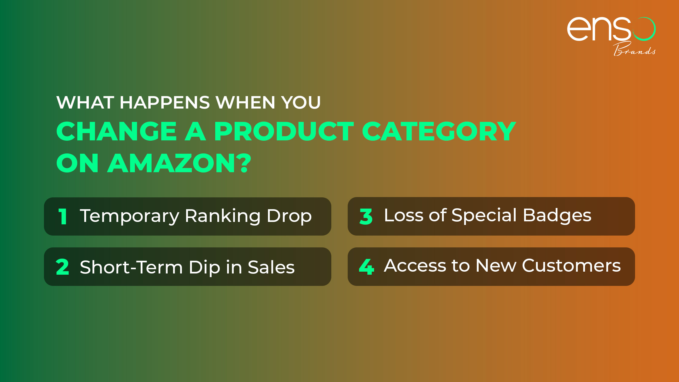 what happens when you change a product category