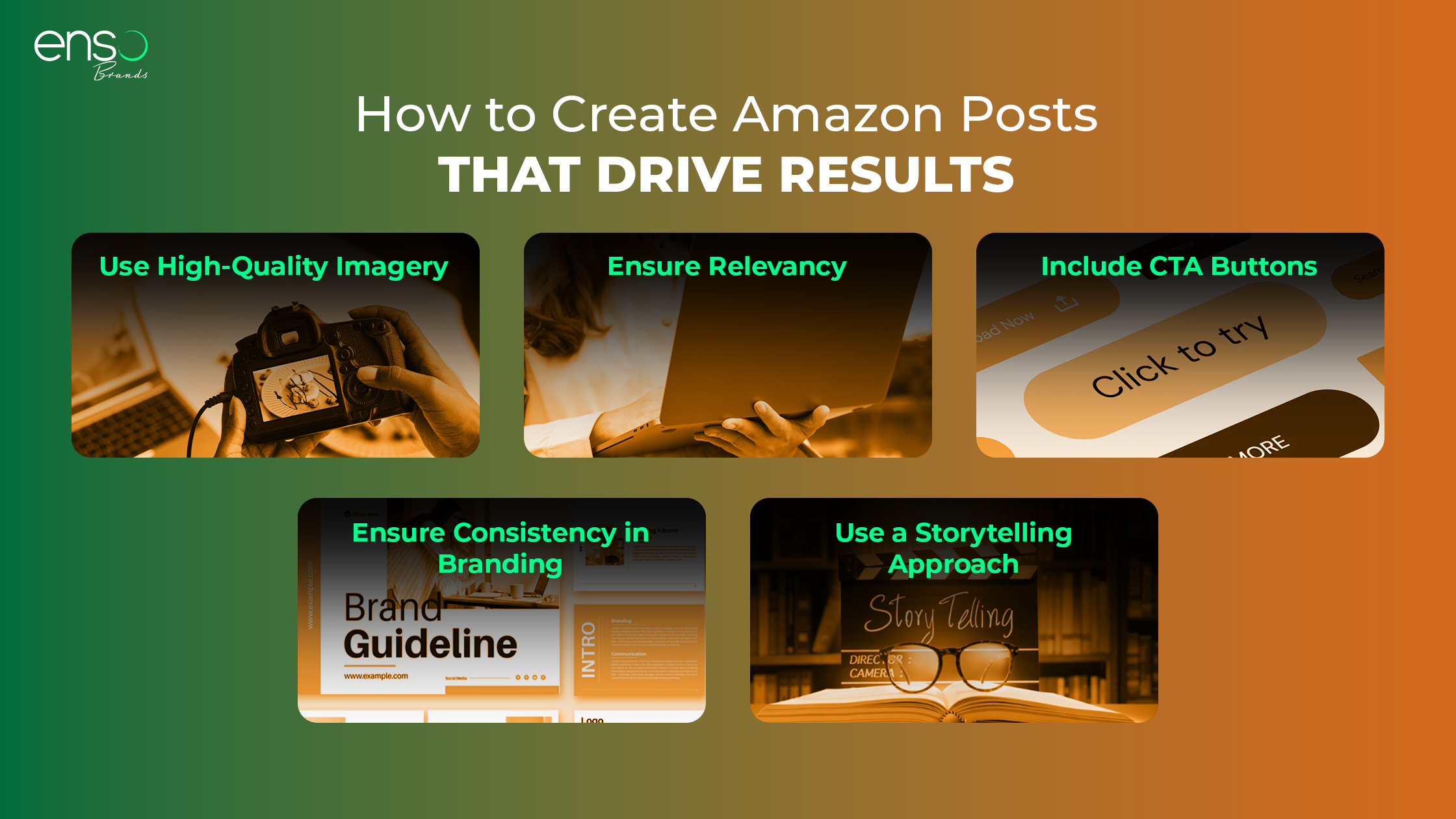 how to create amazon posts that drive results
